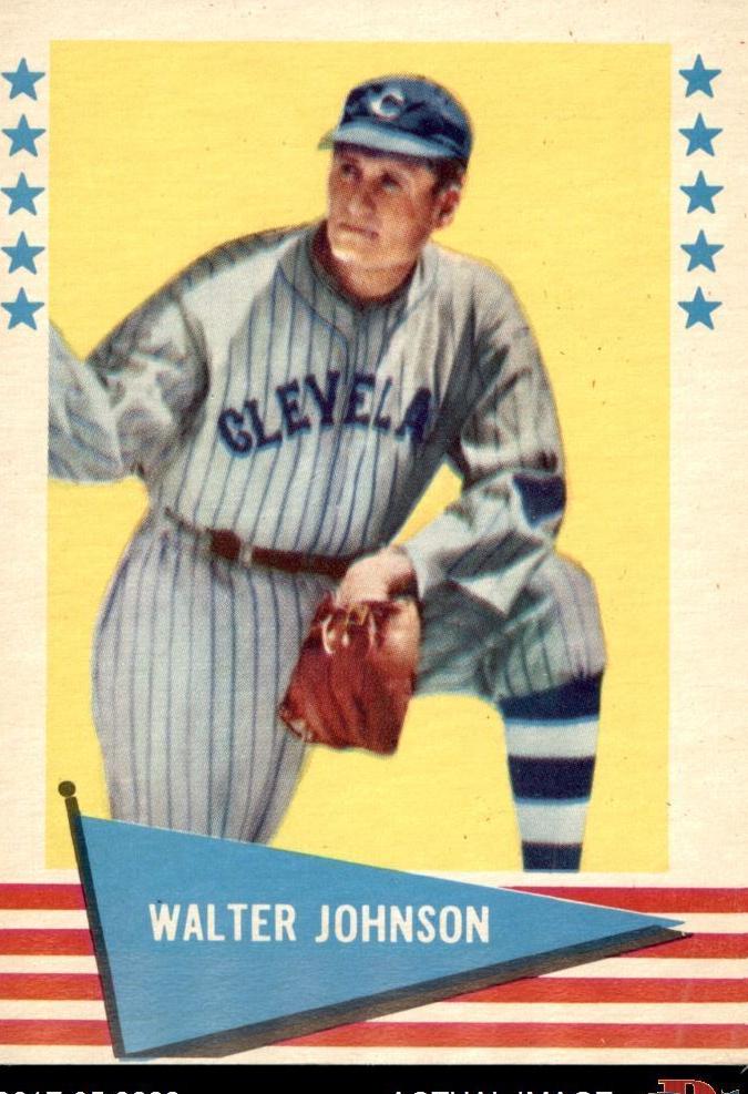 1961 Fleer Baseball Walter Johnson #49