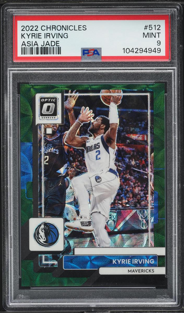 2022 Panini Chronicles Basketball Asia Jade Kyrie Irving #512 PSA 9