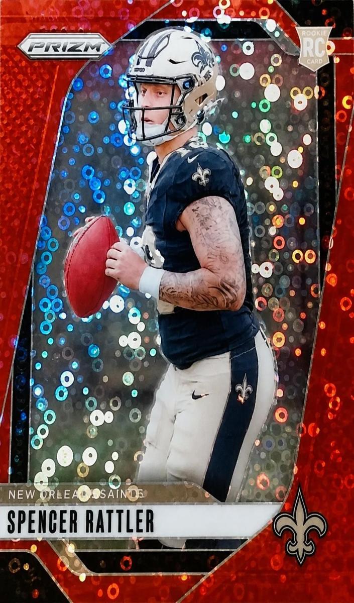 2024 Panini Prizm Football No Huddle Red Spencer Rattler #388 PSA 10