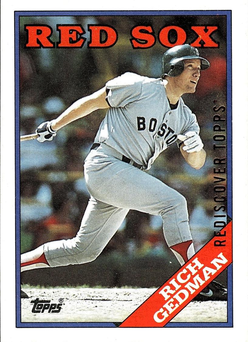 1988 Topps Baseball Rich Gedman #245