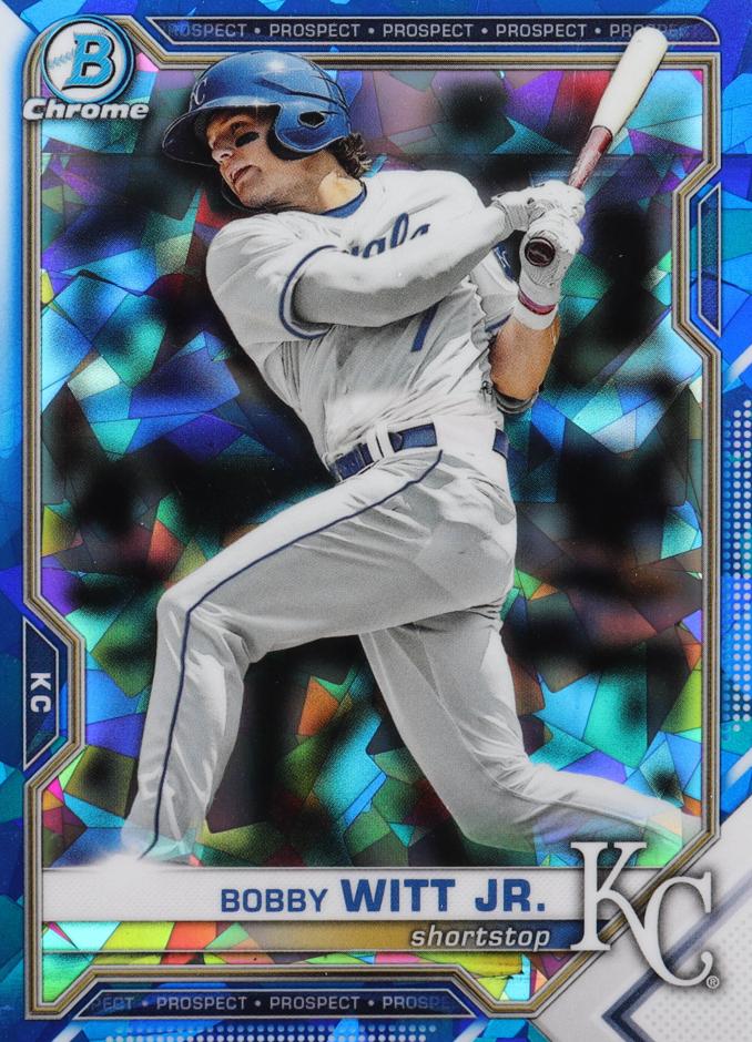 2021 Bowman Draft Chrome Sapphire Baseball Bobby Witt Jr. #BDC-47