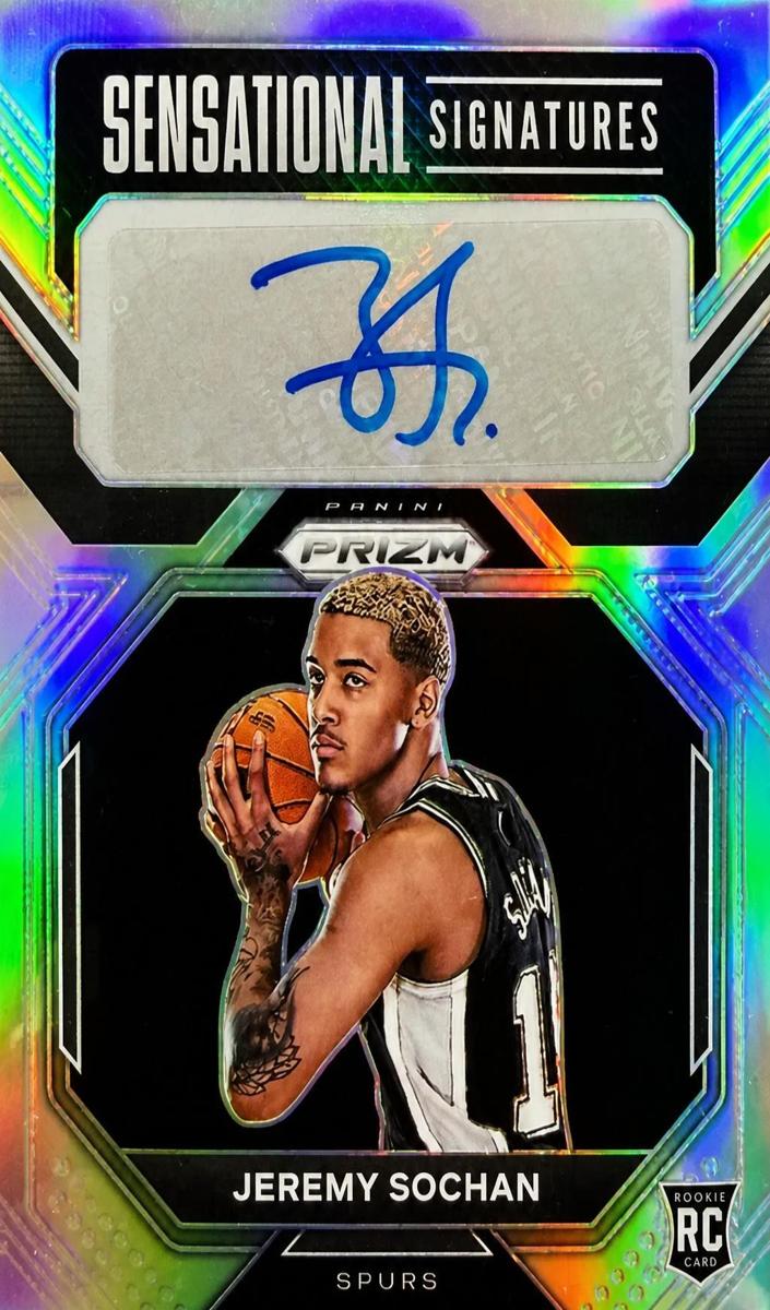 2022 Panini Prizm Basketball Silver Jeremy Sochan #SS-JN