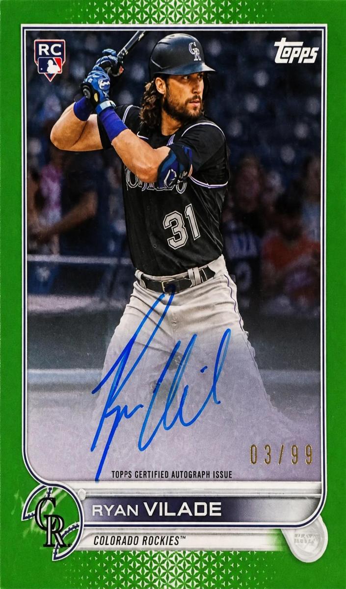 2022 Topps Clearly Authentic Baseball Green Ryan Vilade #CAA-RV