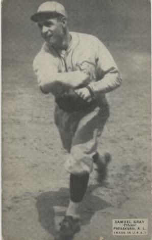 1925 W461 Exhibits Baseball Samuel Gray #NNO