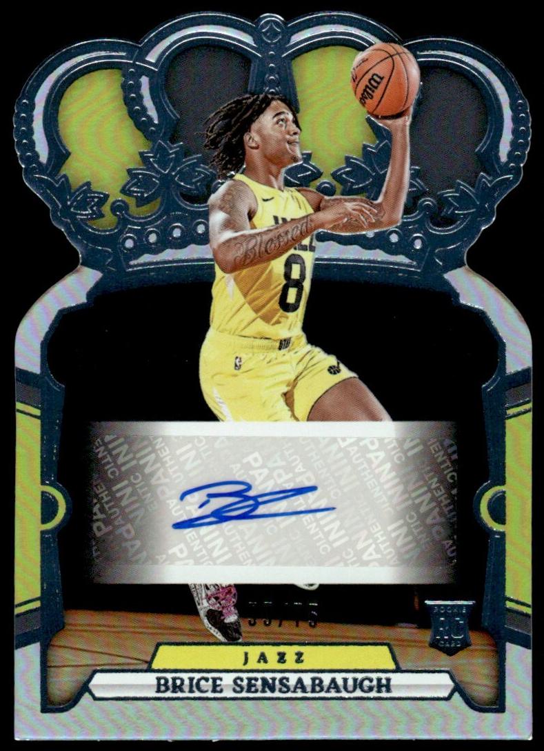 2023 Panini Crown Royale Basketball Blue Brice Sensabaugh #RC-SEN