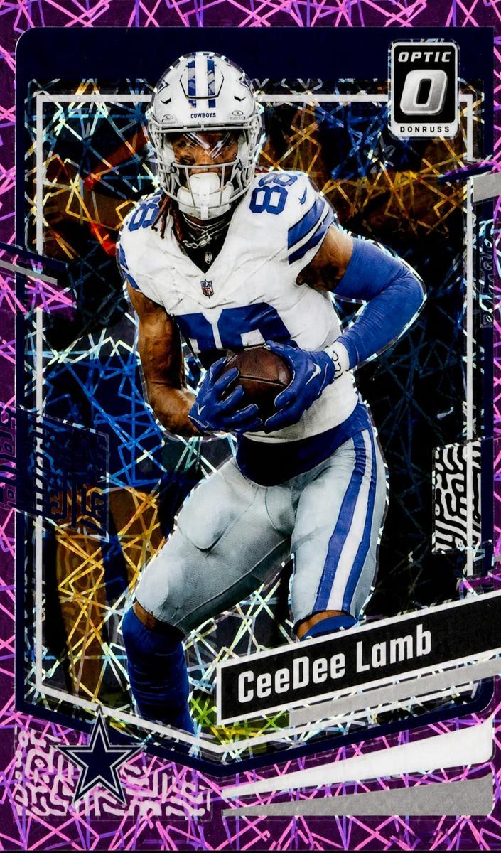 2023 Donruss Optic Football Pink Velocity CeeDee Lamb #45