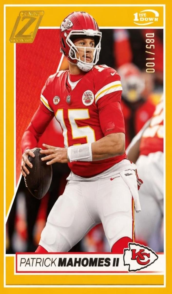 2024 Panini Zenith Football 1st Down Patrick Mahomes II #47