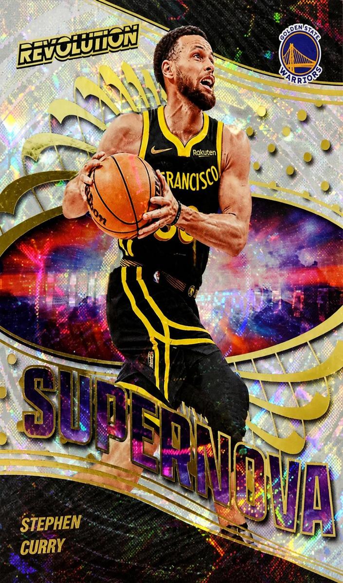 2024 Panini Revolution Basketball Fractal Stephen Curry #21