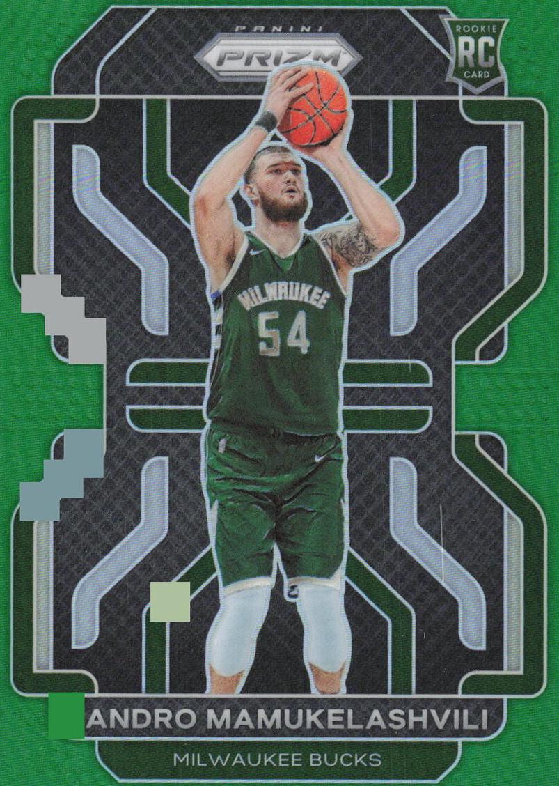 2021 Panini Prizm Basketball Green Sandro Mamukelashvili #293 PSA 10