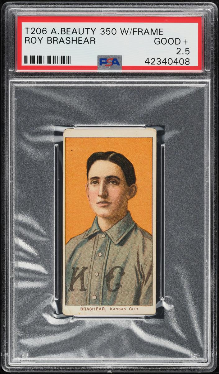 1909-11 T206 Baseball With Frame Back Roy Brashear #NNO