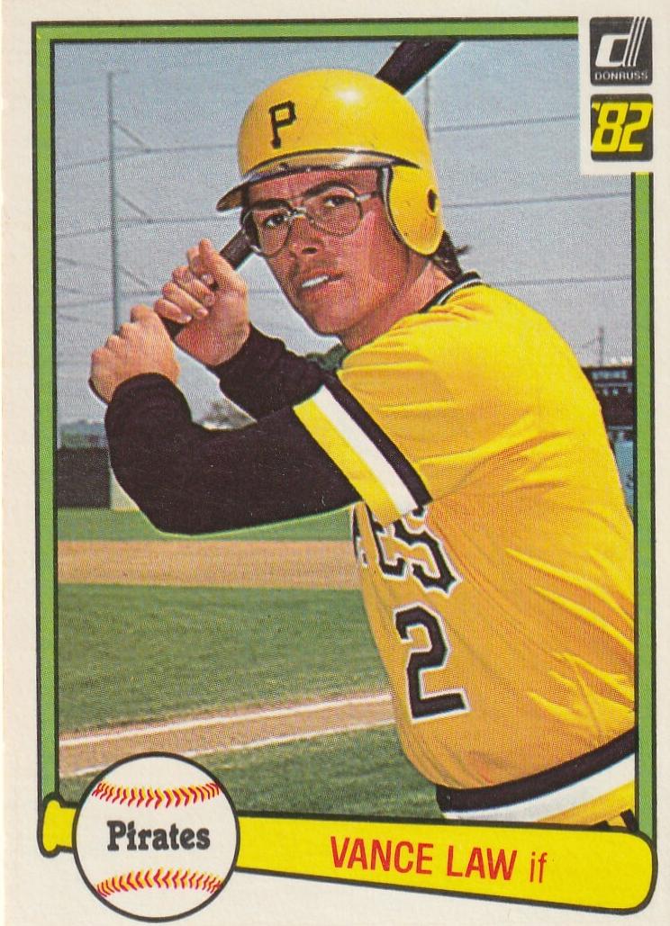 1982 Donruss Baseball Vance Law #582