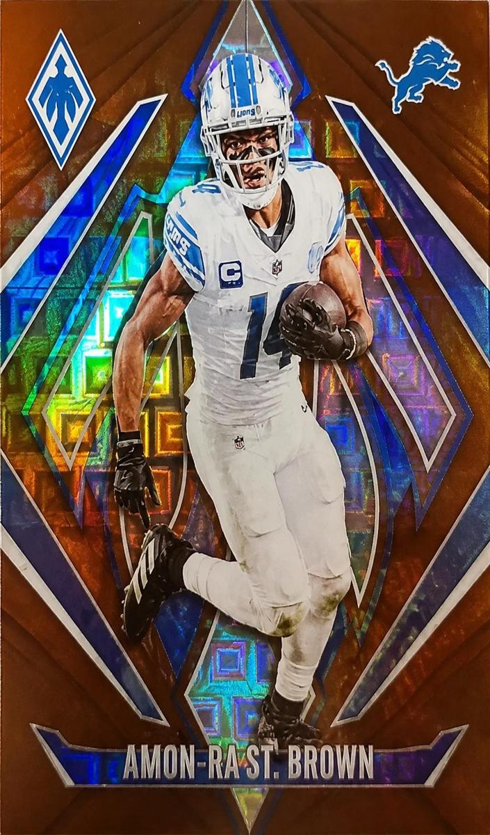 2024 Panini Phoenix Football Bronze Pandora Amon-Ra St. Brown #8