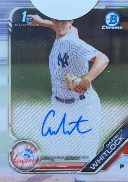 2019 Bowman Chrome Baseball Garrett Whitlock #CPA-GW