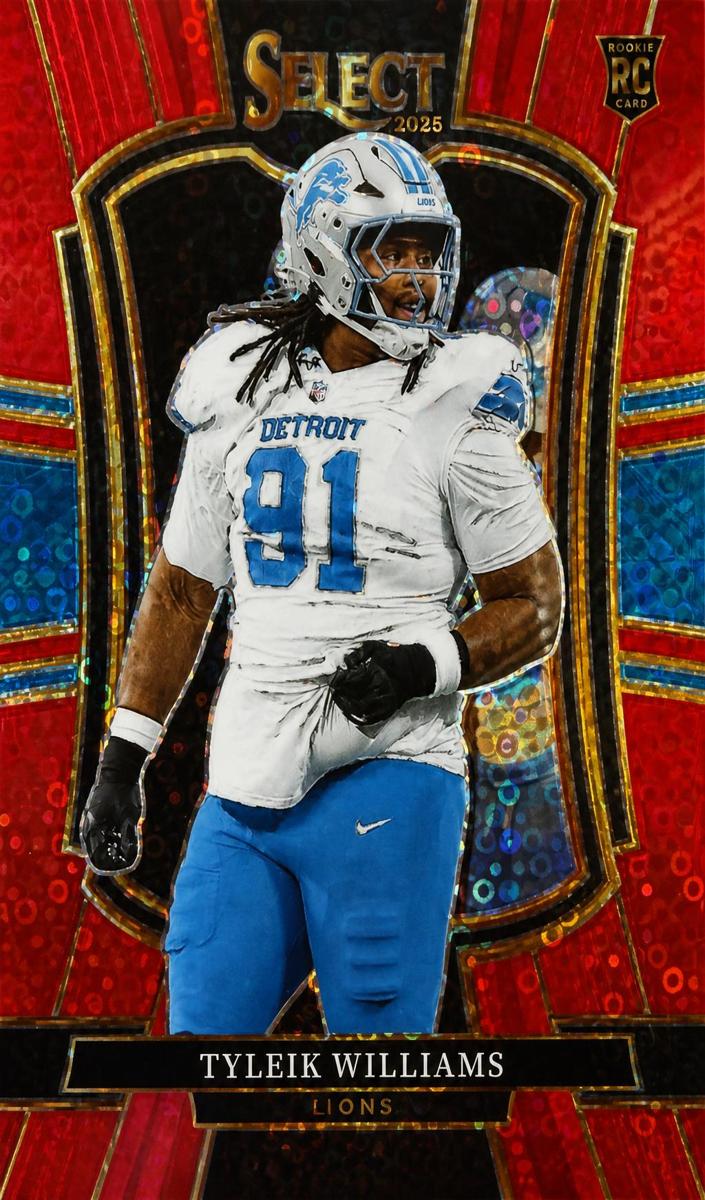 2025 Panini Select Football Red Disco Tyleik Williams #169