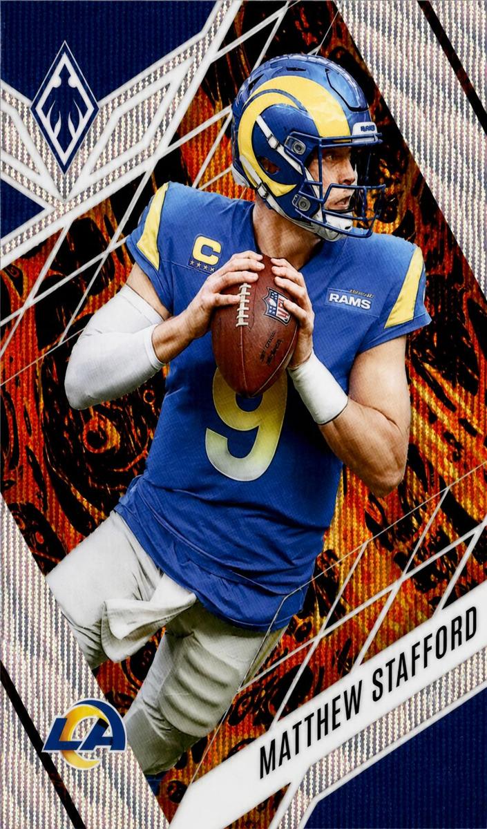 2022 Panini Phoenix Football Lava Matthew Stafford #60