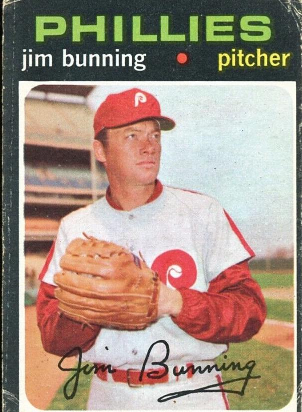 1971 O-Pee-Chee Baseball Jim Bunning #574