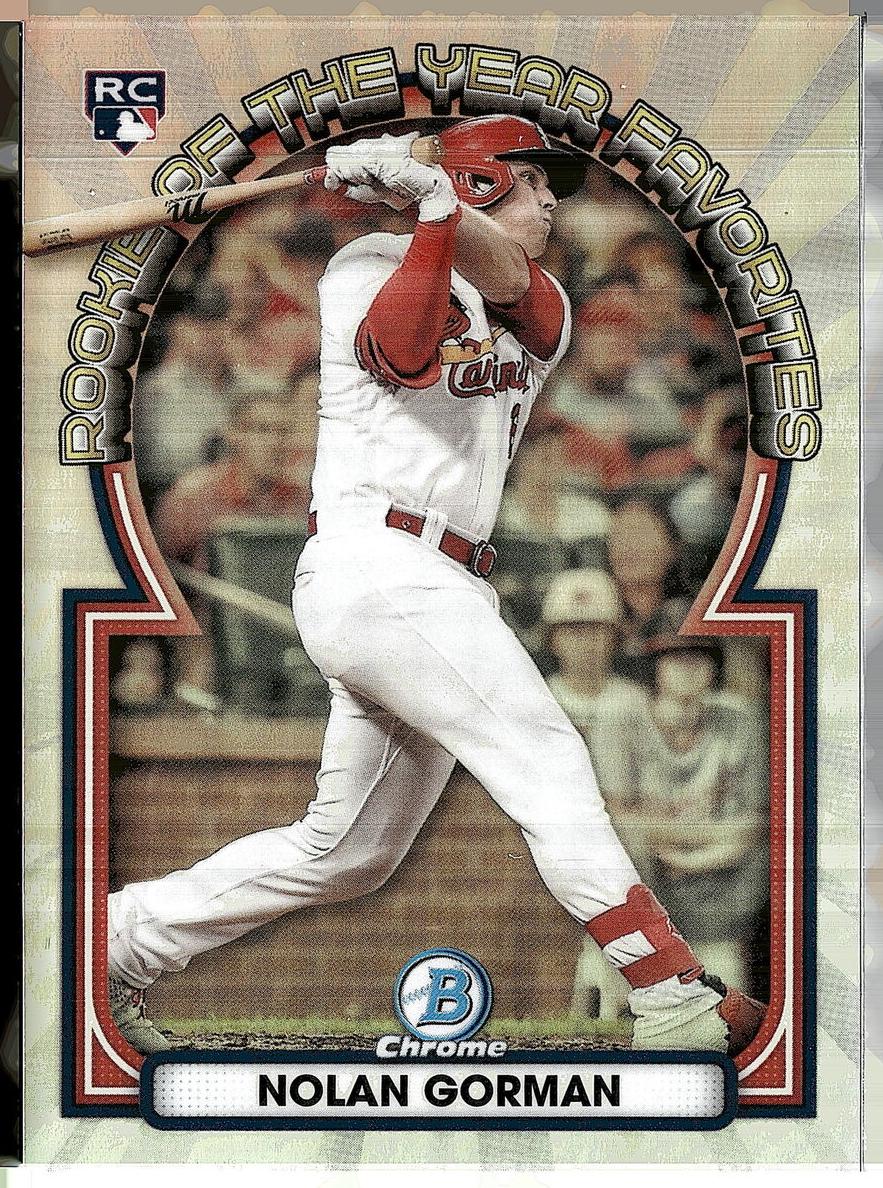 2023 Bowman Baseball Nolan Gorman #ROYF-5 SGC 9.5