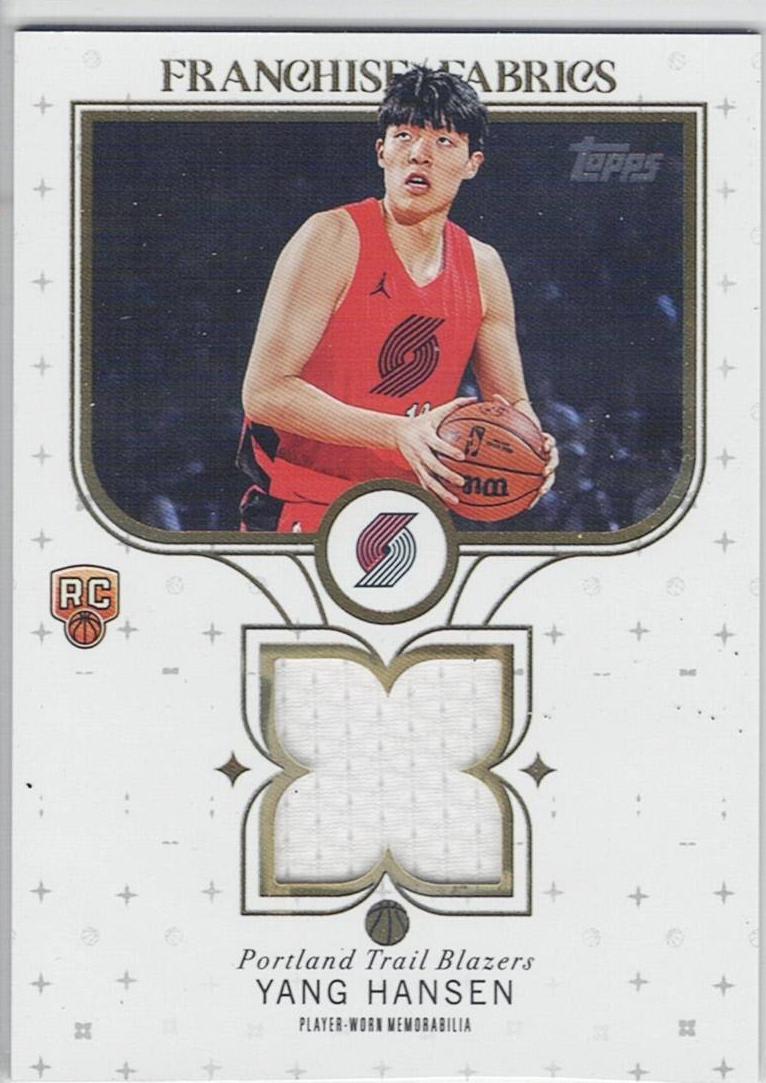 2025 Topps Basketball Yang Hansen #FF-YH