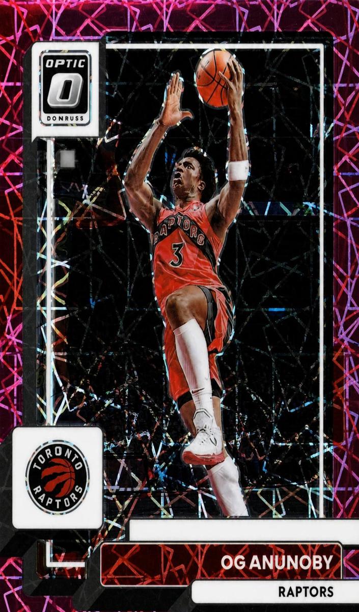2022 Donruss Optic Basketball Pink Velocity OG Anunoby #1