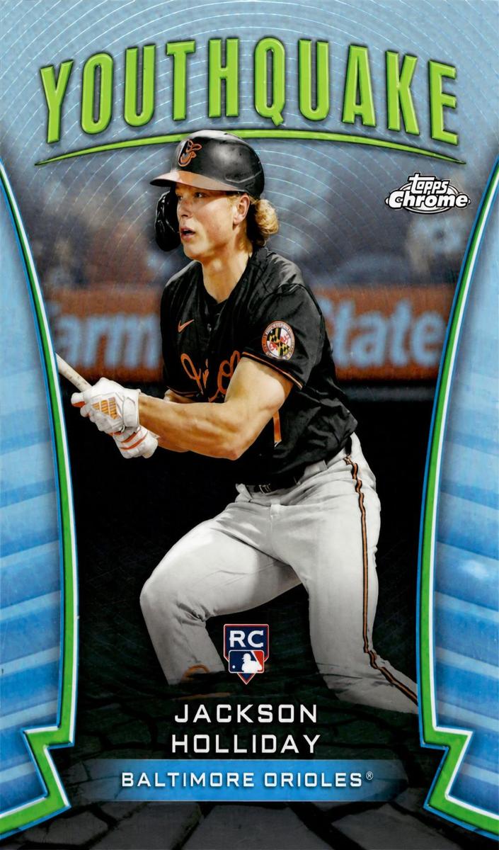 2024 Topps Chrome Update Baseball Jackson Holliday #YQ-65 PSA 9