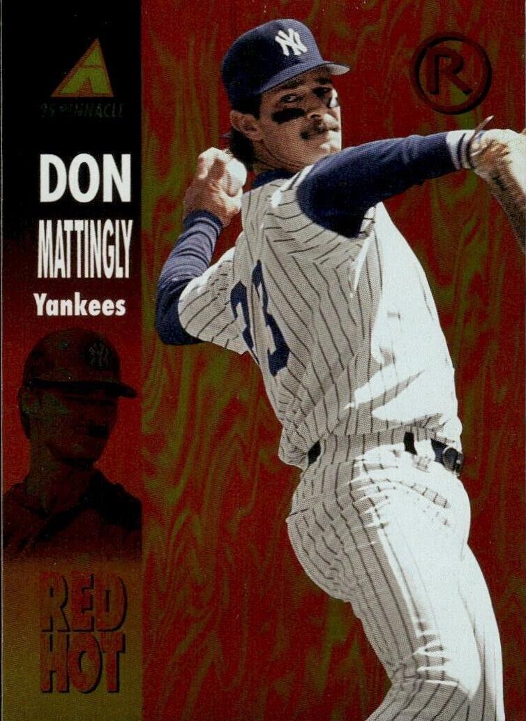 1995 Pinnacle Baseball Don Mattingly #RH10 PSA 8