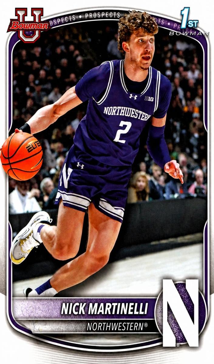 2025 Bowman Basketball Nick Martinelli #BPP-62