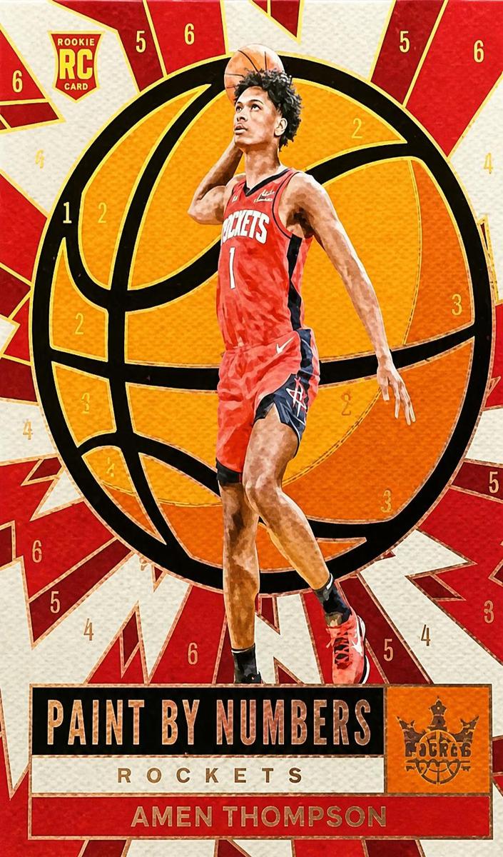2023 Panini Court Kings Basketball Amen Thompson #6 PSA 9