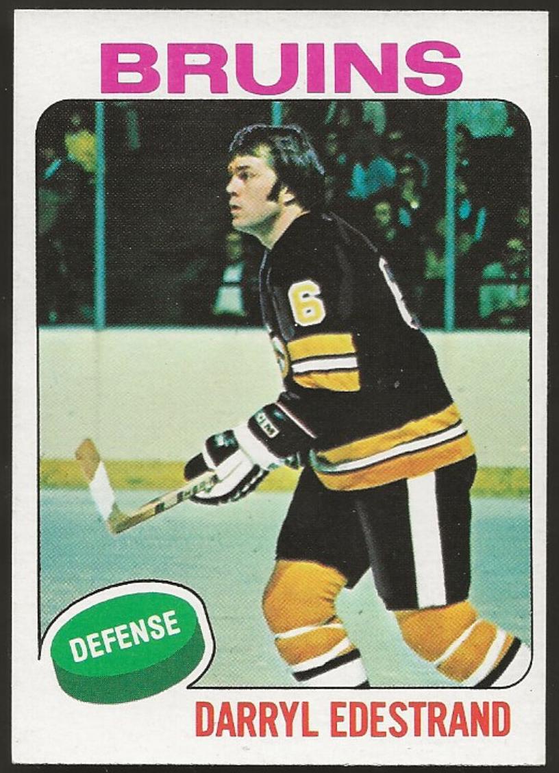 1975 Topps Hockey Darryl Edestrand #11 PSA 9