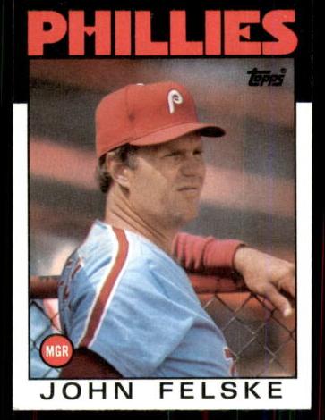 1986 Topps Baseball John Felske #621 PSA 9