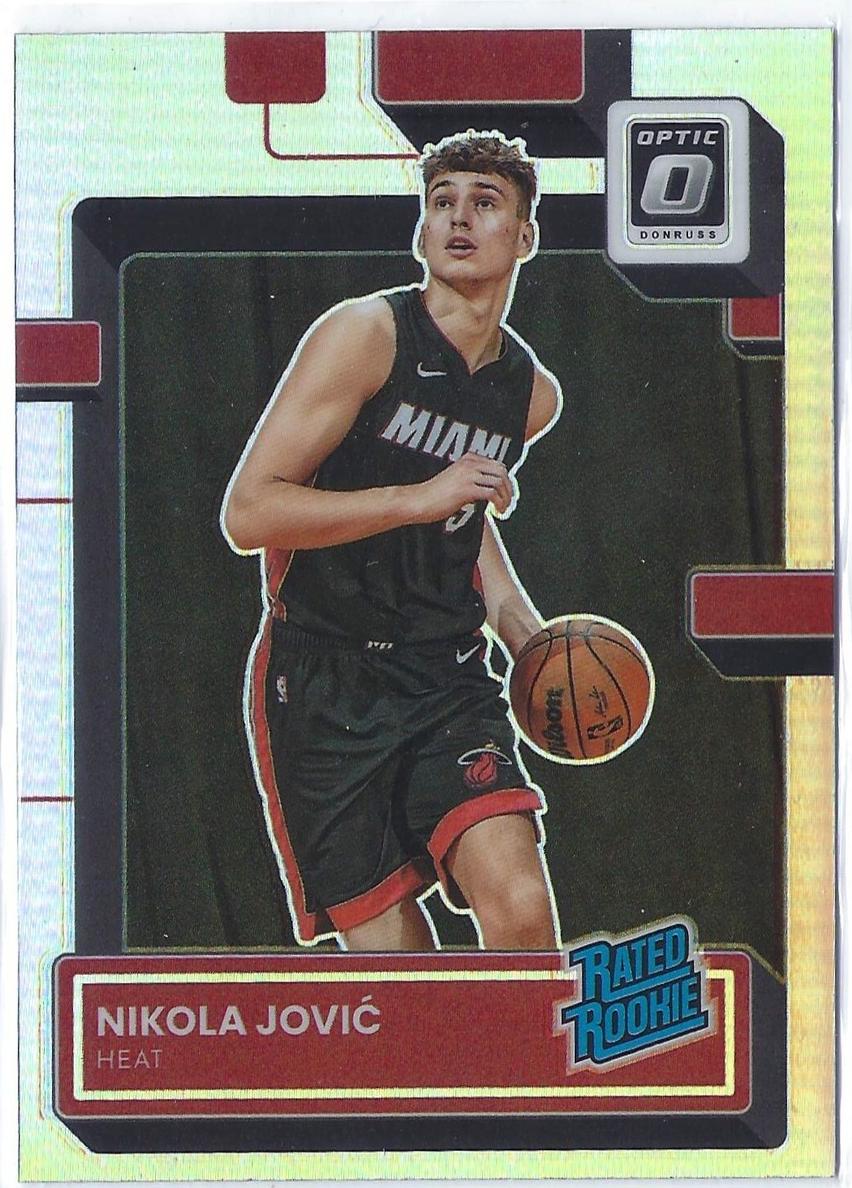 2022 Donruss Optic Basketball Holo Nikola Jovic #224 PSA 8