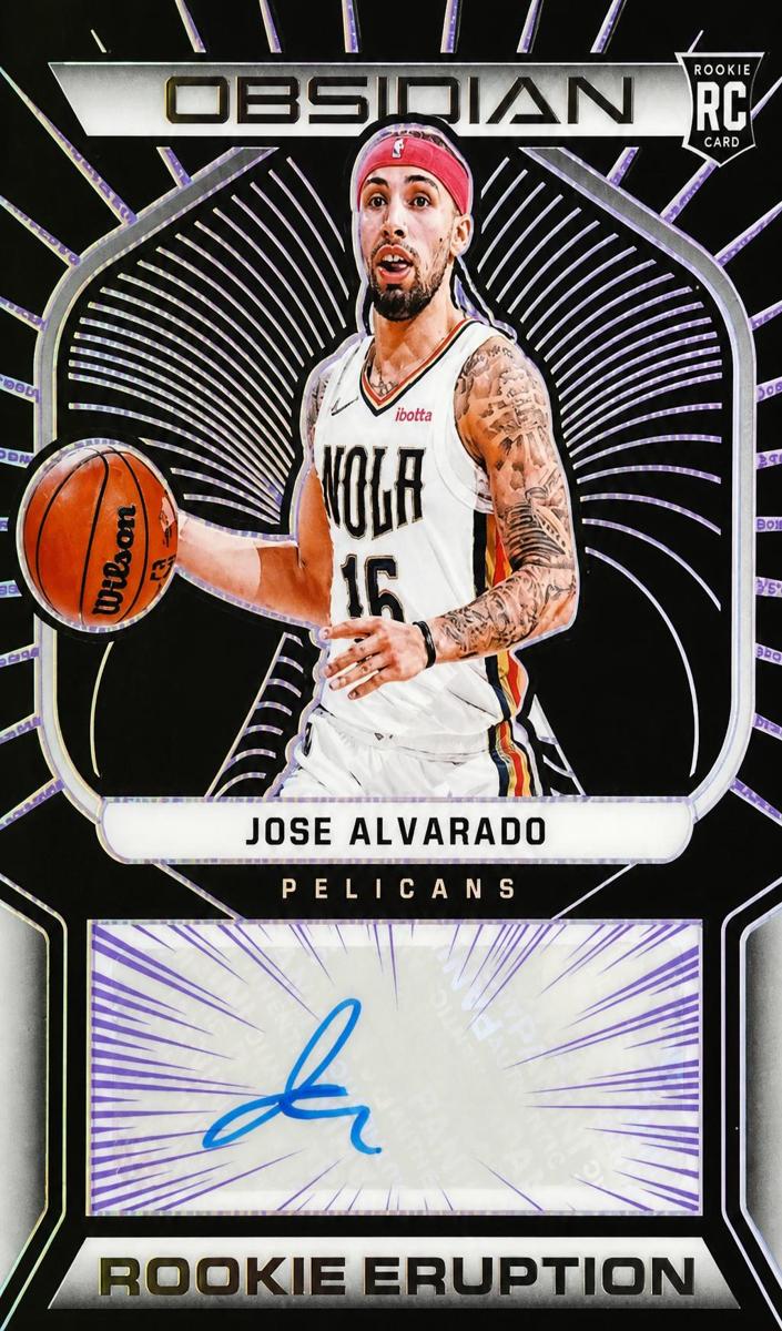 2021 Panini Obsidian Basketball Jose Alvarado #RES-JAV