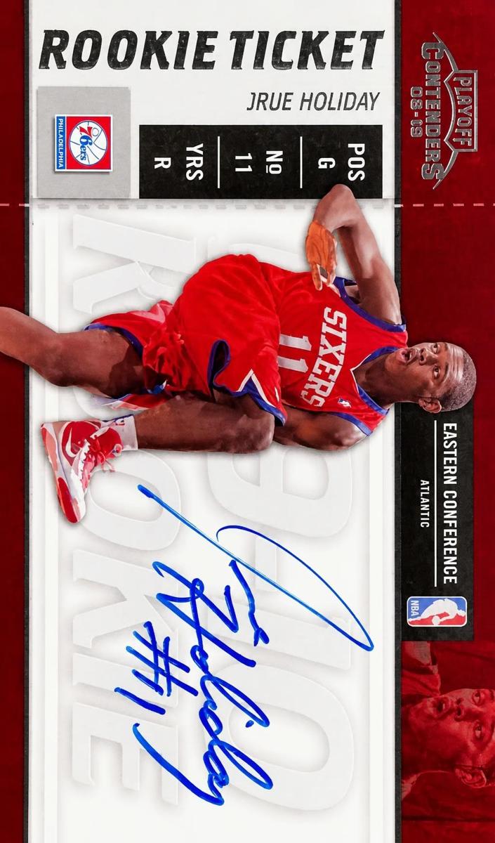 2009 Playoff Contenders Basketball Jrue Holiday #115 BGS 8.5