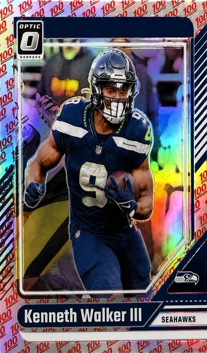 2024 Donruss Optic Football One Hundred Kenneth Walker III #178 PSA 10