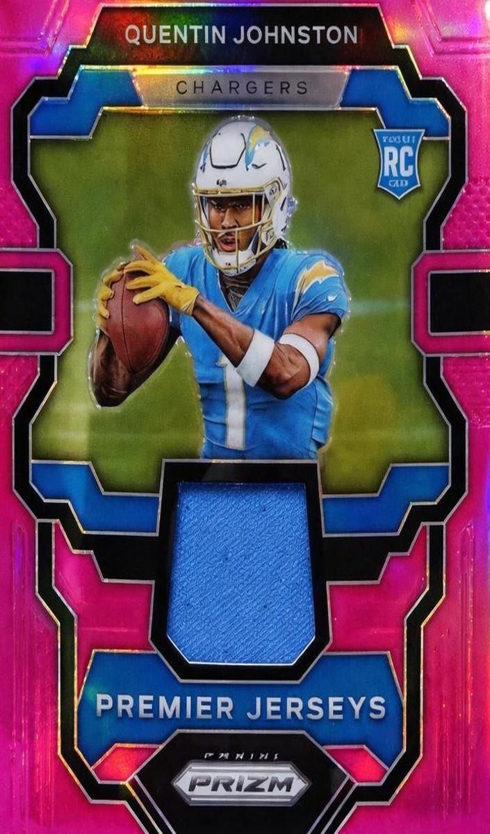 2023 Panini Prizm Football Pink Quentin Johnston #PJ-QJ