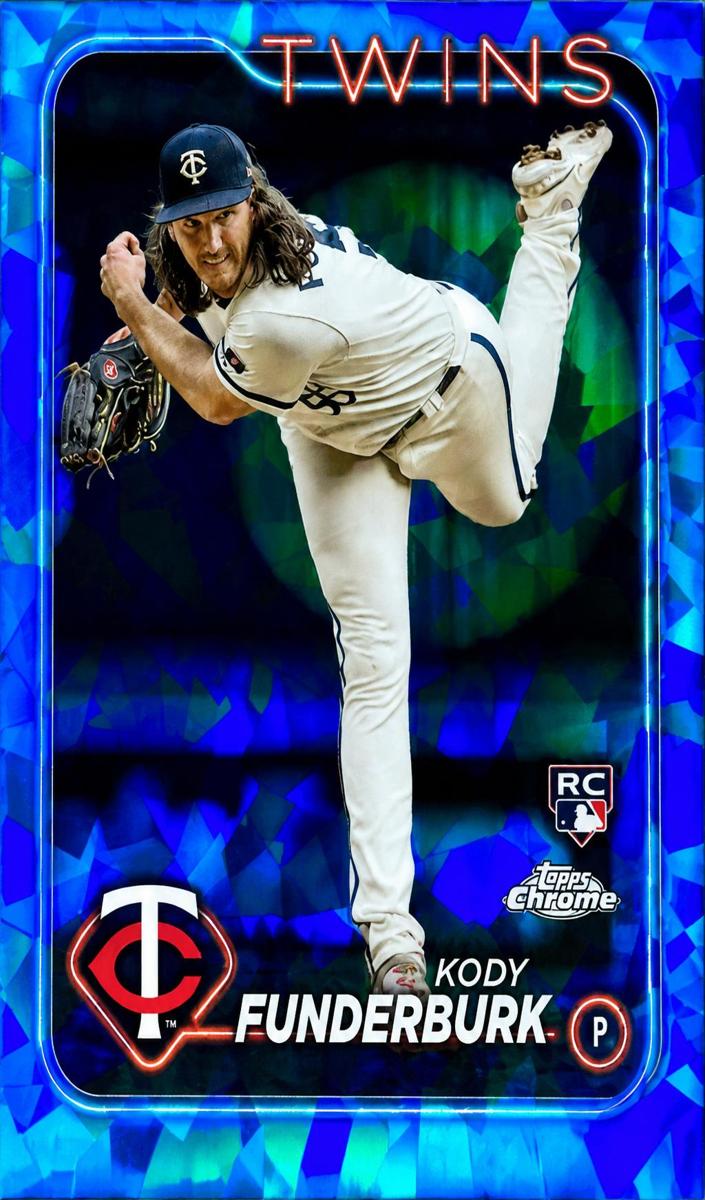 2024 Topps Chrome Sapphire Baseball Kody Funderburk #538