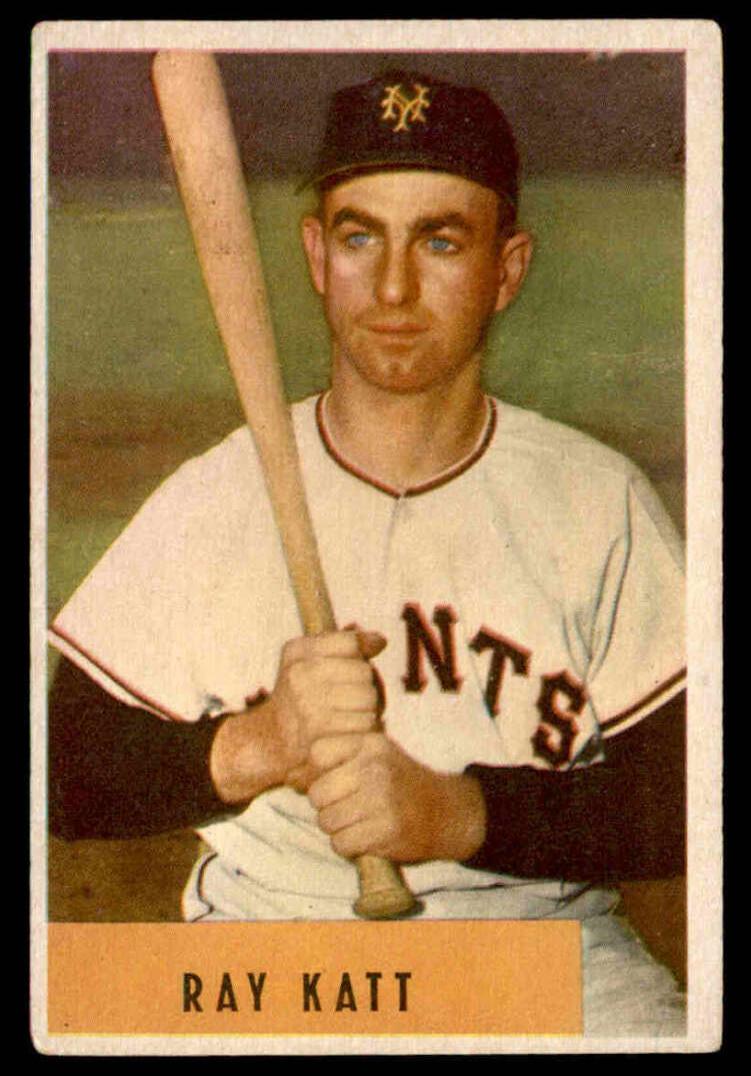 1954 Bowman Baseball Ray Katt #121
