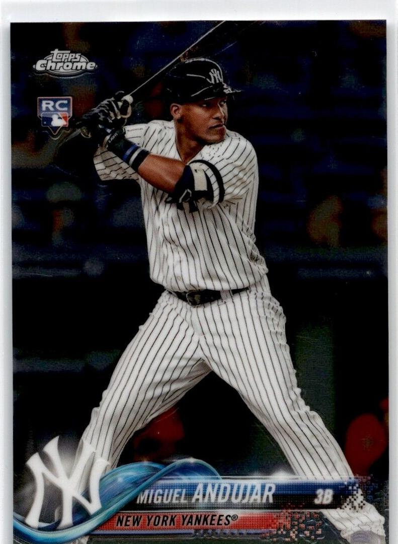 2018 Topps Chrome Baseball Miguel Andujar #14 PSA 9