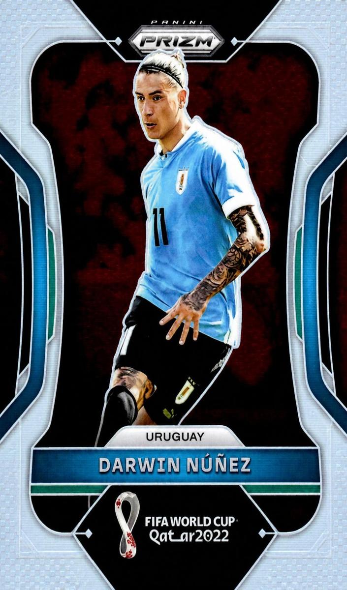 2022 Panini Prizm FIFA World Cup Qatar Soccer Silver Darwin Nunez #273