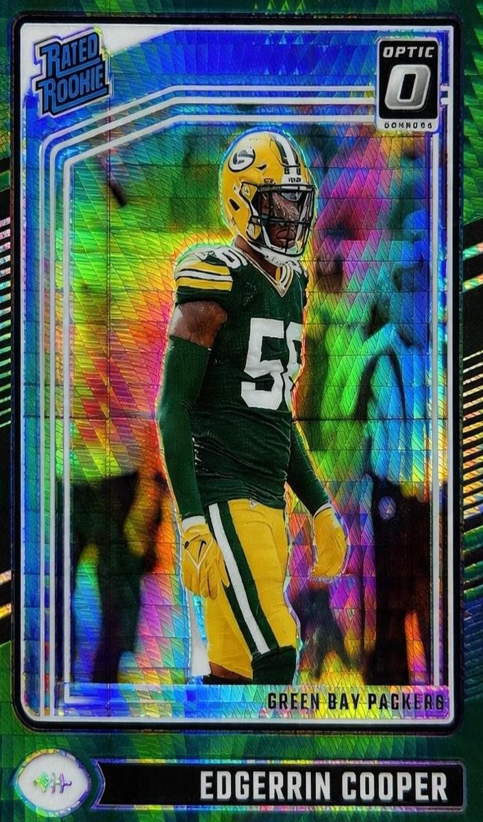 2024 Donruss Optic Football Green Hyper Edgerrin Cooper #231
