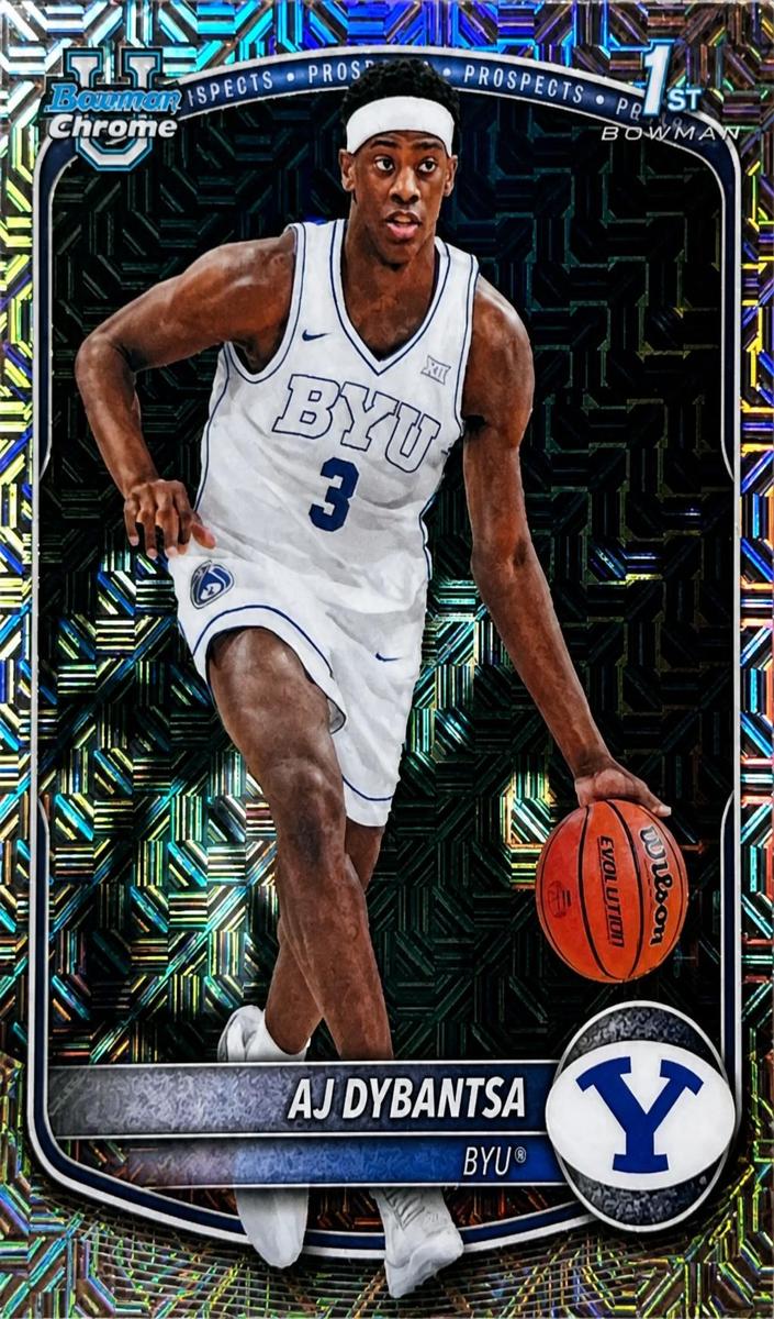 2025 Bowman Mega Box Basketball Mojo Refractor AJ Dybantsa #BCP-1 RAW Ungraded