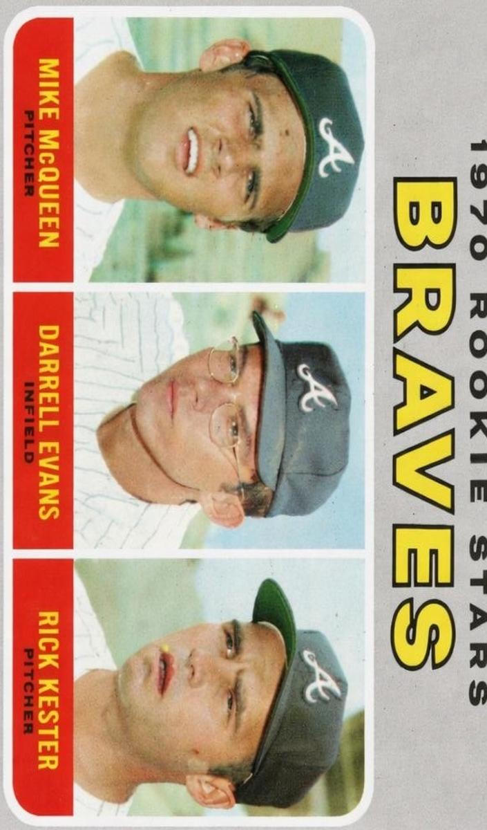 1970 Topps Baseball Braves Rookie #621