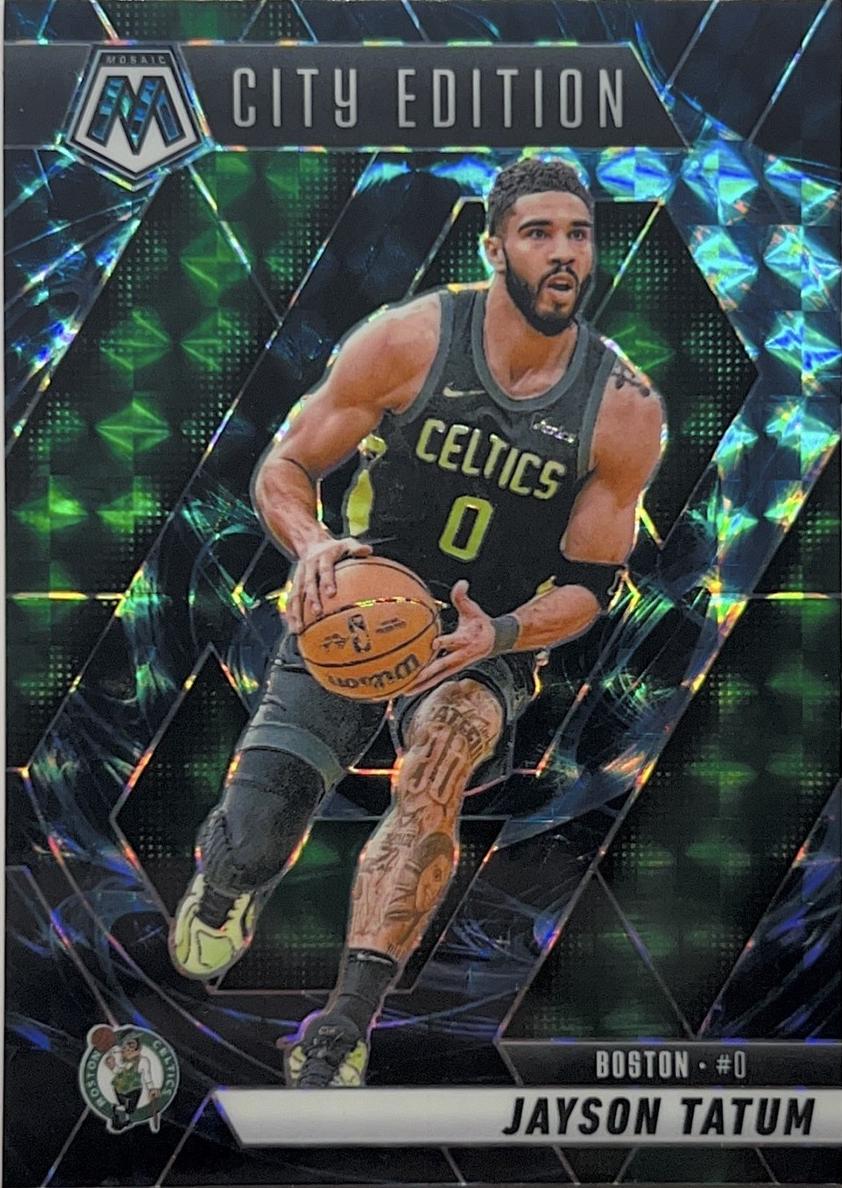2024 Panini Mosaic Basketball Genesis Jayson Tatum #287 PSA 9