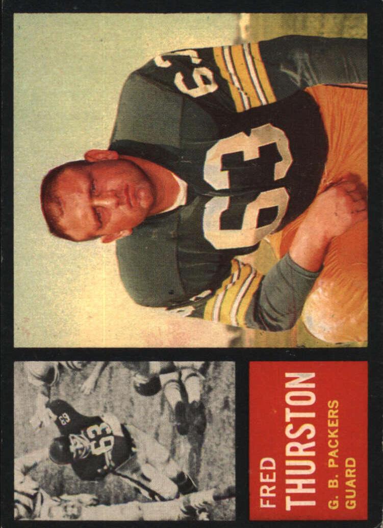 1962 Topps Football Fuzzy Thurston #69