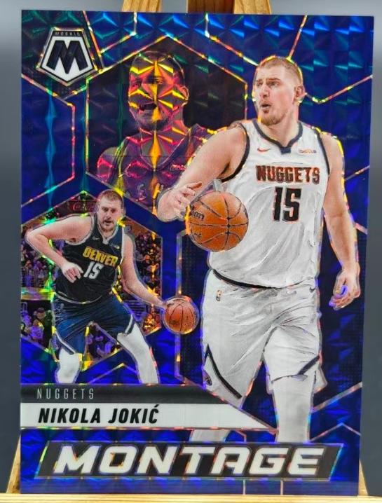 2024 Panini Mosaic Basketball Blue Nikola Jokic #3 PSA 8