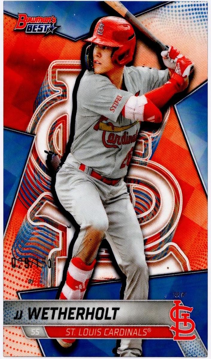 2025 Bowman's Best Baseball Blue Refractor JJ Wetherholt #TP-14