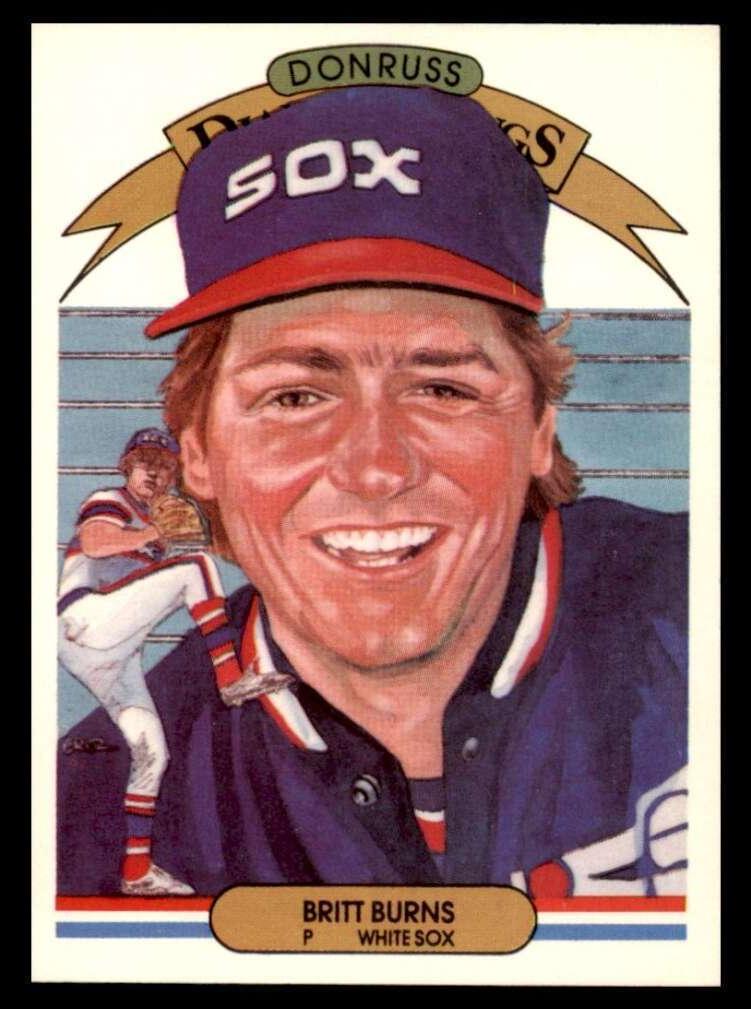 1983 Donruss Baseball Britt Burns #23 PSA 9