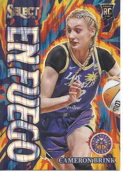 2024 Panini Select WNBA Basketball Flash Cameron Brink #5 PSA 9