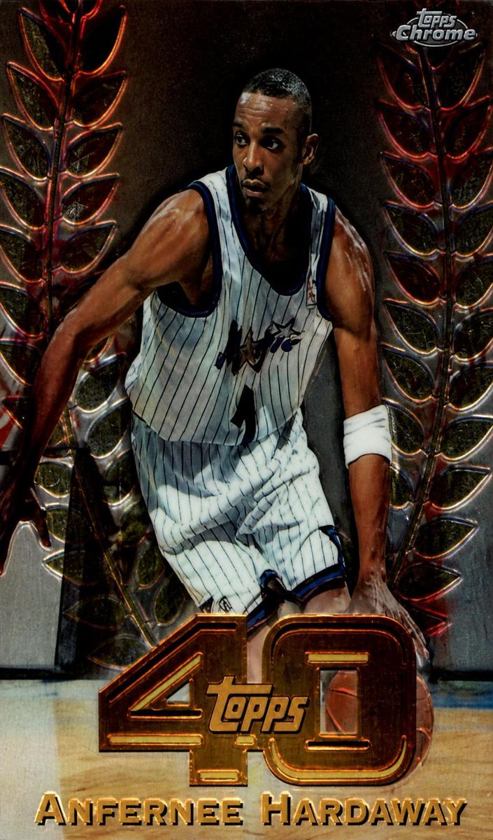 1997 Topps Chrome Basketball Anfernee Hardaway #T14