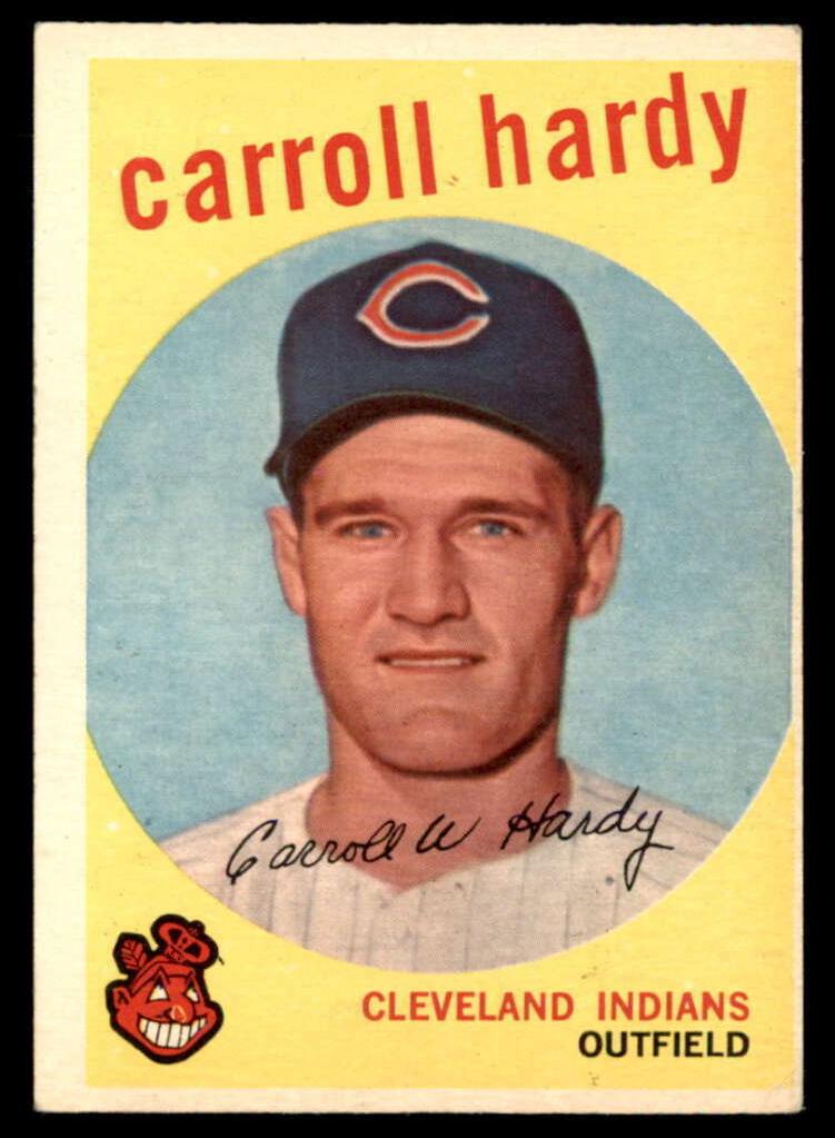 1959 Topps Baseball Carroll Hardy #168