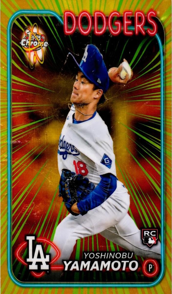 2024 Topps Chrome Baseball Yoshinobu Yamamoto #RR-16 PSA 9